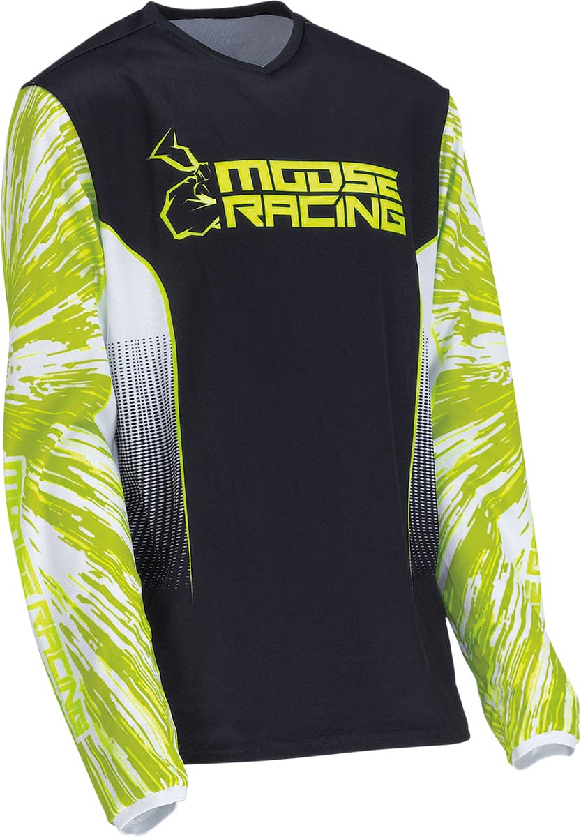 MR-29122275 Maglia cross Moose Racing Kids Agroid HI-VIZ/nero XL, COD: MR-29122275