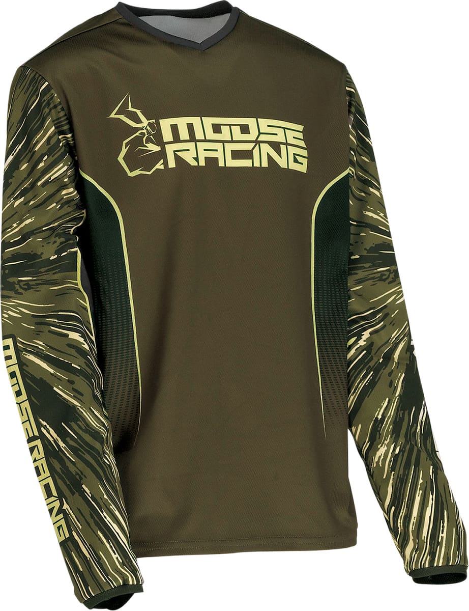 MR-29122279 Maglia cross Moose Racing Kids Agroid oliva/beige LG, COD: MR-29122279
