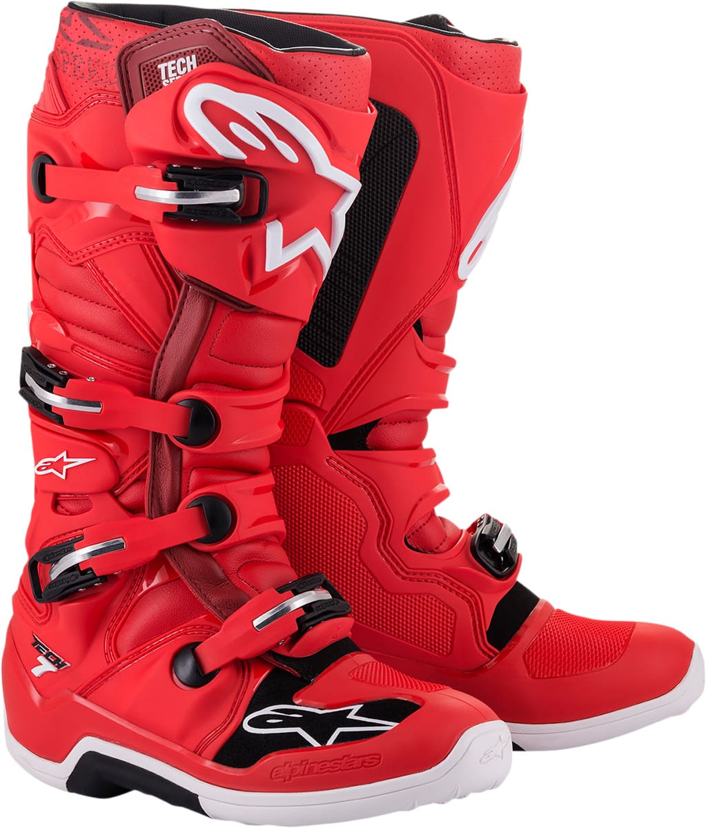 ALP34102666 Stivali Alpinestars Tech 7 rouge 49