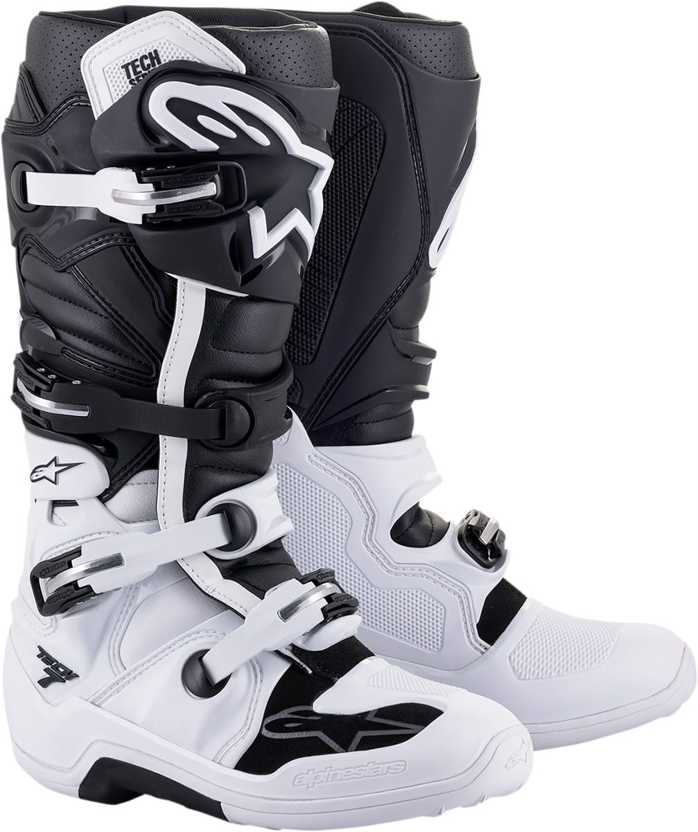 ALP34102489 Stivali Alpinestars Tech 7 blanc / noir 49, COD: ALP34102489