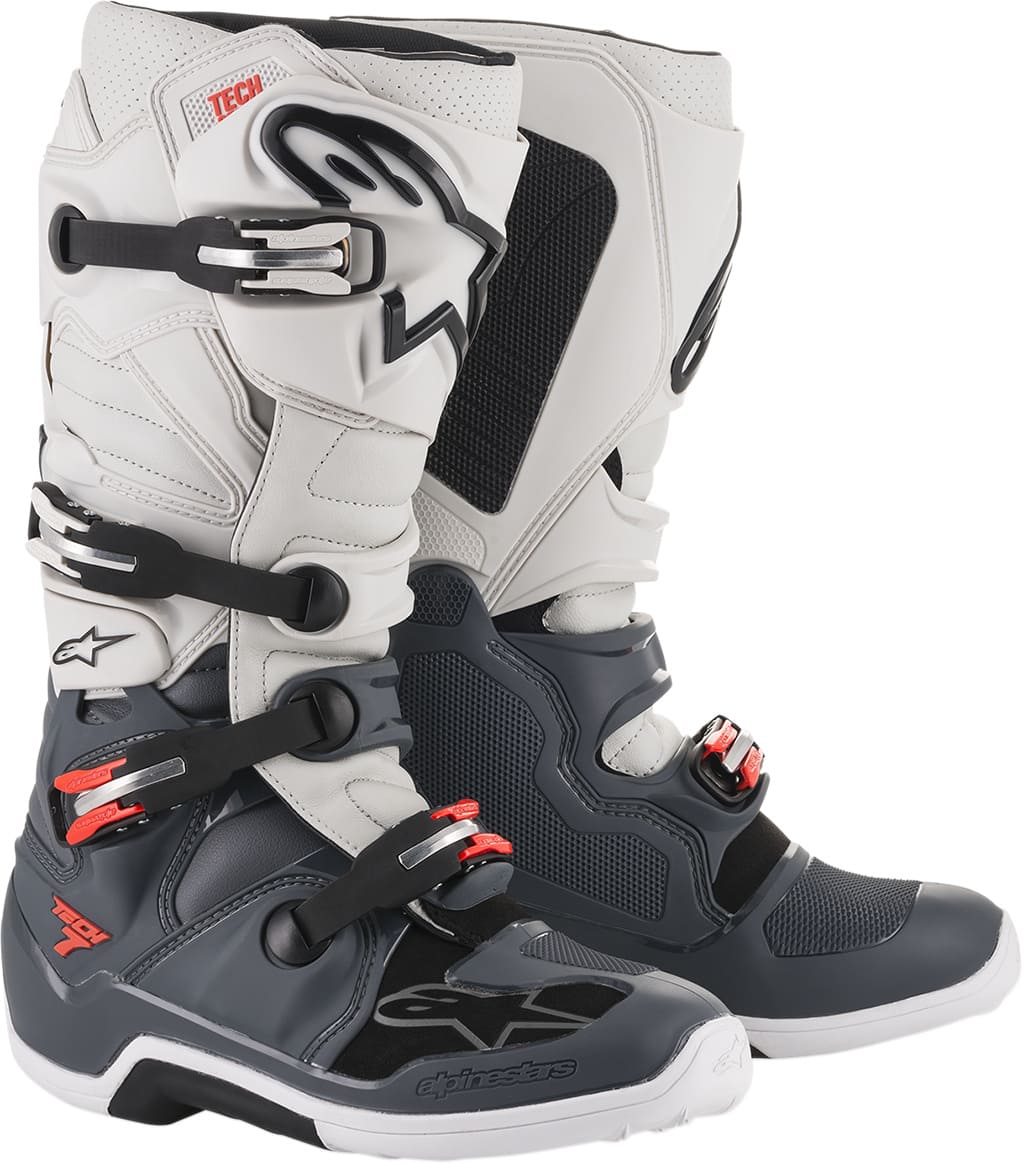 ALP34102115 Stivali Alpinestars Tech 7 gris / blanc 48