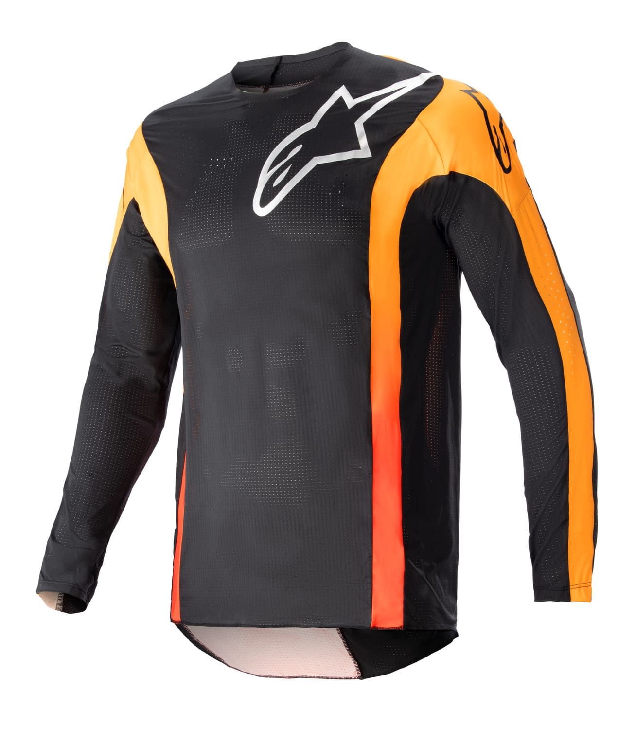 ALP29107268 Maglia MX Alpinestars Techstar Sein nero/aranciato 2XL