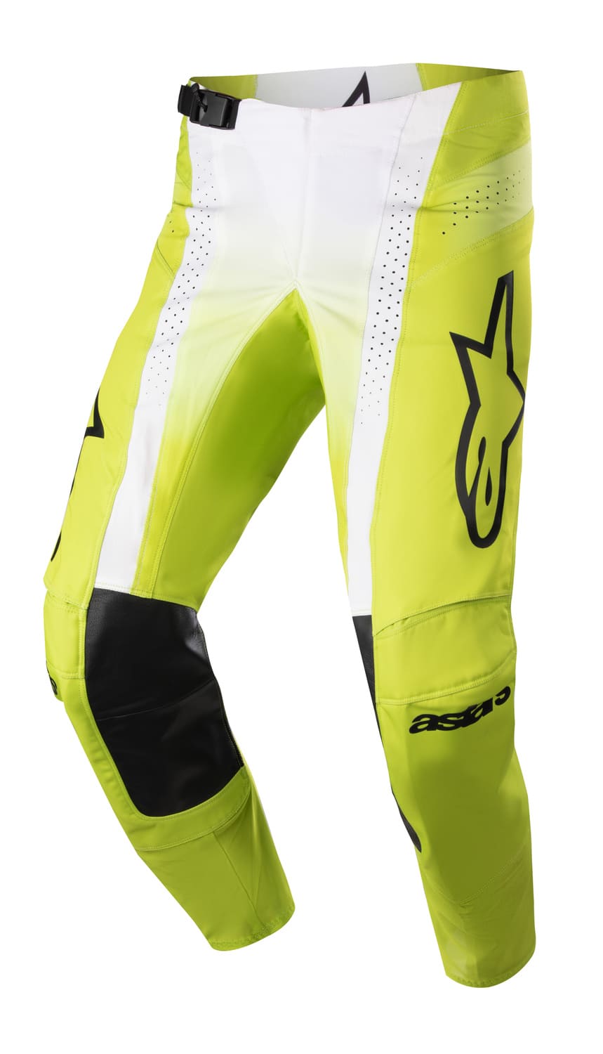 ALP290110468 Pantaloni MX Alpinestars Techstar Push giallo fluo/bianco 40