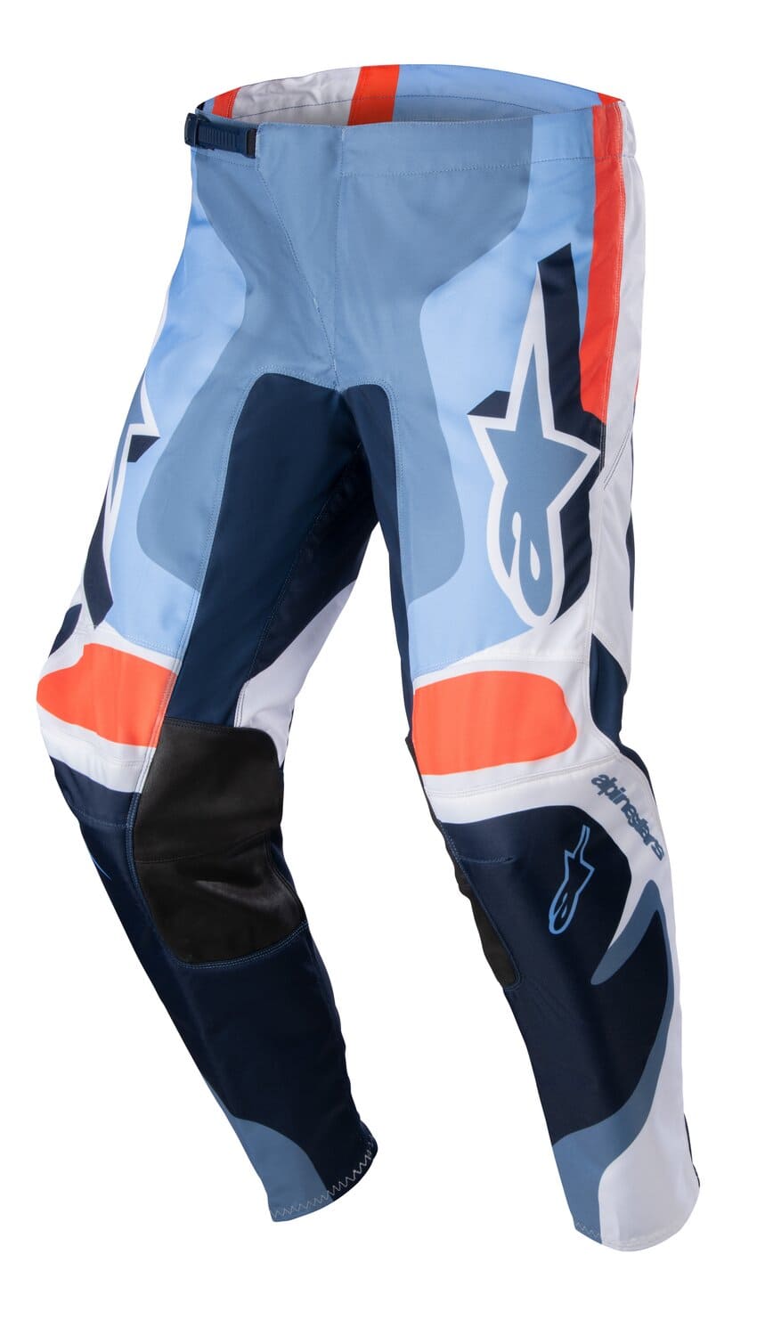 ALP290110652 Pantaloni MX Alpinestars Fluid Agent blu marino/aranciato 40