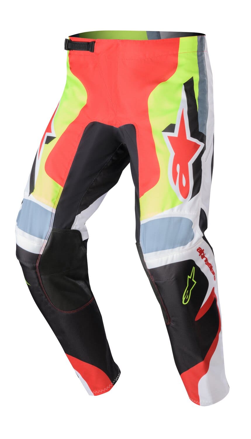 ALP290110645 Pantaloni MX Alpinestars Fluid Agent nero/rosso/giallo 40