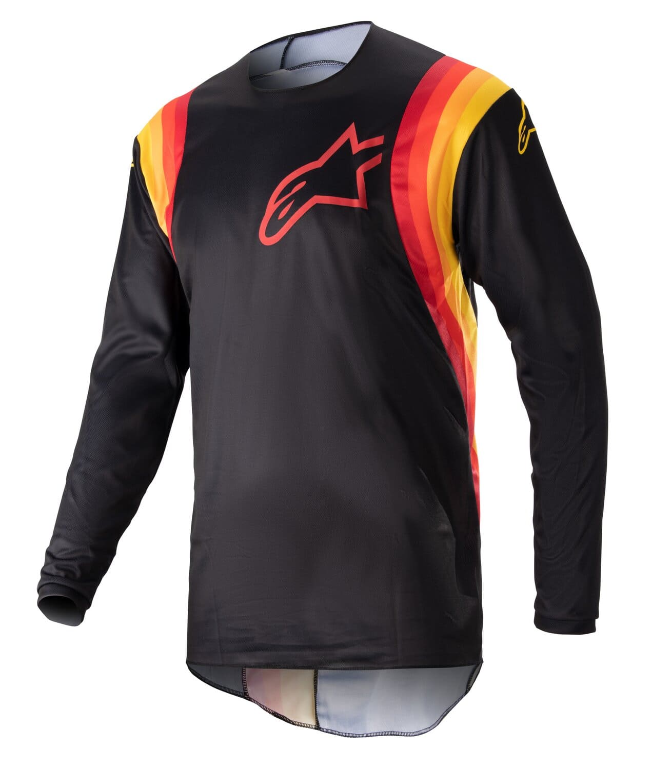 ALP29107384 Maglia MX Alpinestars Fluid Corsa nero 2XL