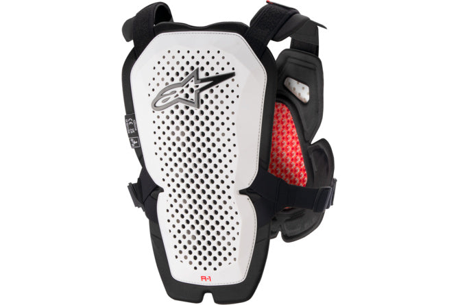 ALP27011149 Pettorina Alpinestars A-1 bianco/nero/rosso M/L - Billaricambi SRLS
