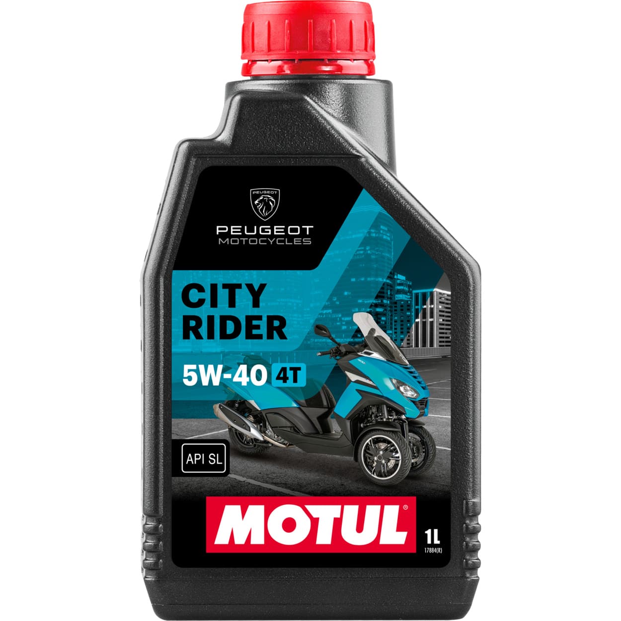 OMOT111249 4-Stroke Engine Oil 5W-40 Motul City Rider Peugeot 1L