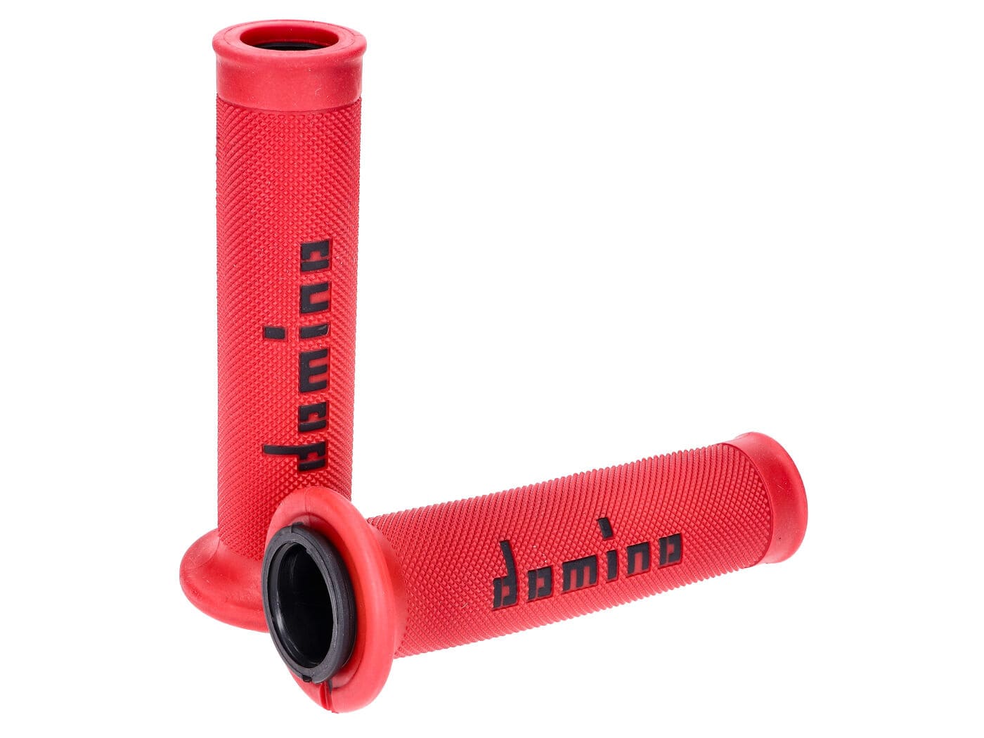 DOM44597 Manopole Domino A010 On-Road rosso / nero (aperto), COD: DOM44597