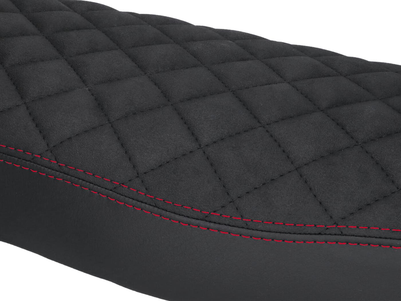 STT49206 Coprisella Schmitt trapuntato nero / rosso Simson S50 / S51 / S70, COD: STT49206