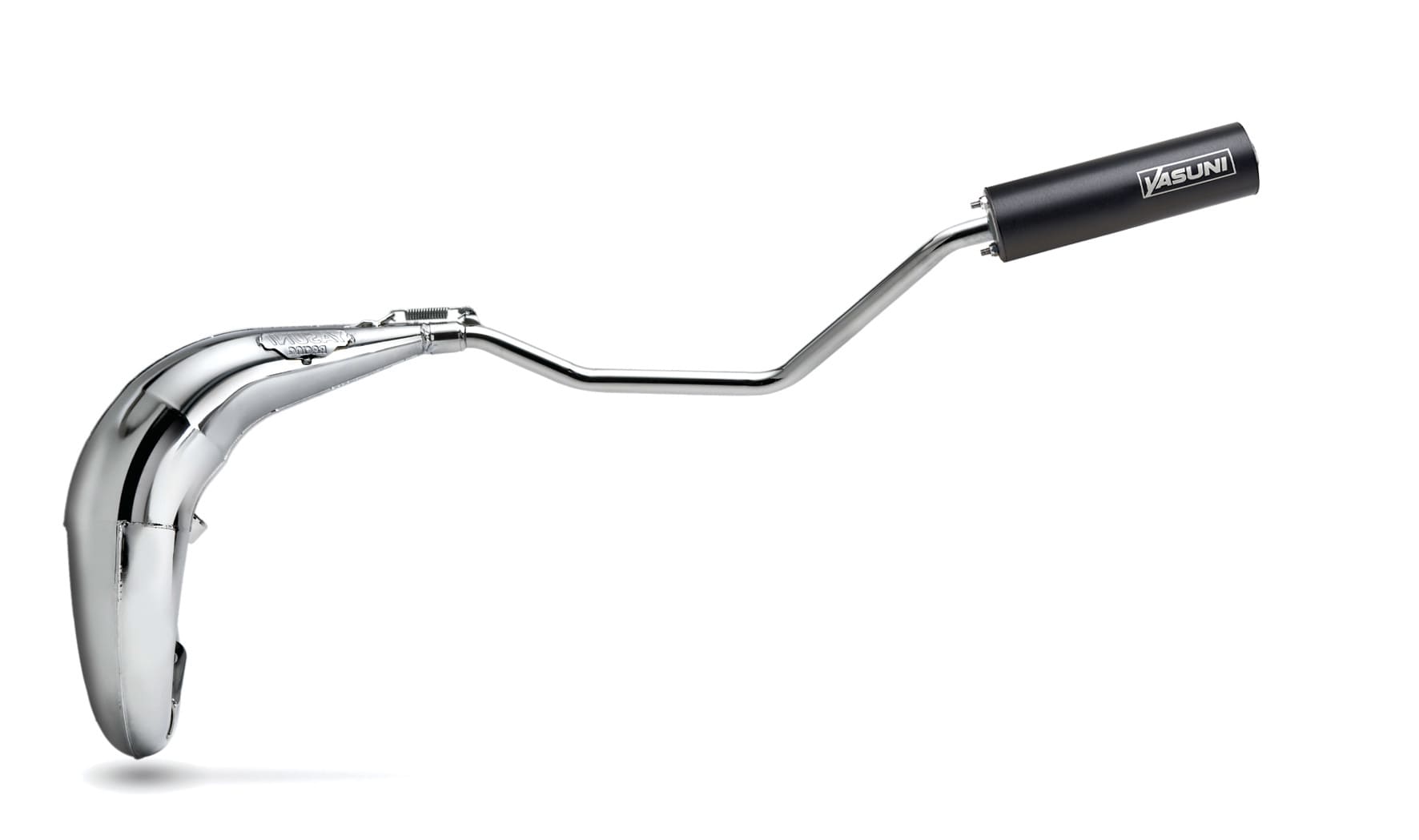 YAS807TBCR-94 Yasuni Cross ML Exhaust Chrome Black Derbi X-treme