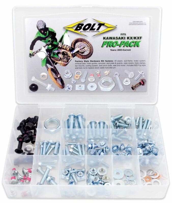 BLT-1061547 Bolt Pro-Pack bolt kit Kawasaki KX/KXF 125 up to 450