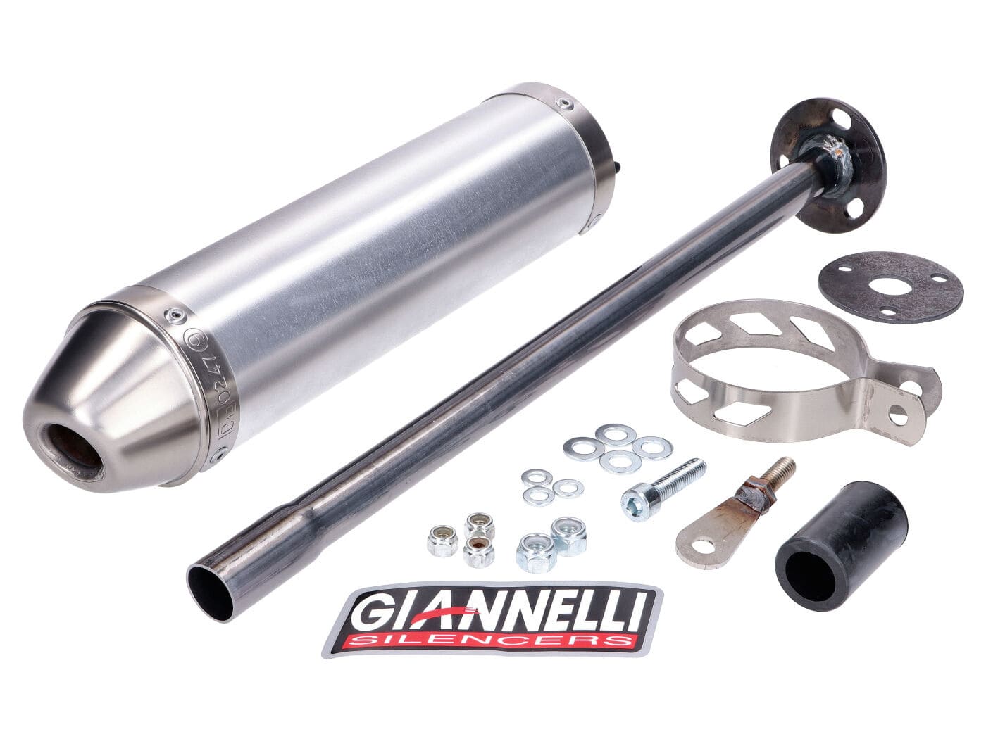 GIA33647HF Silenziatore Giannelli Street Alu CE Derbi GPR Nude 2004 - 2007, COD: GIA33647HF