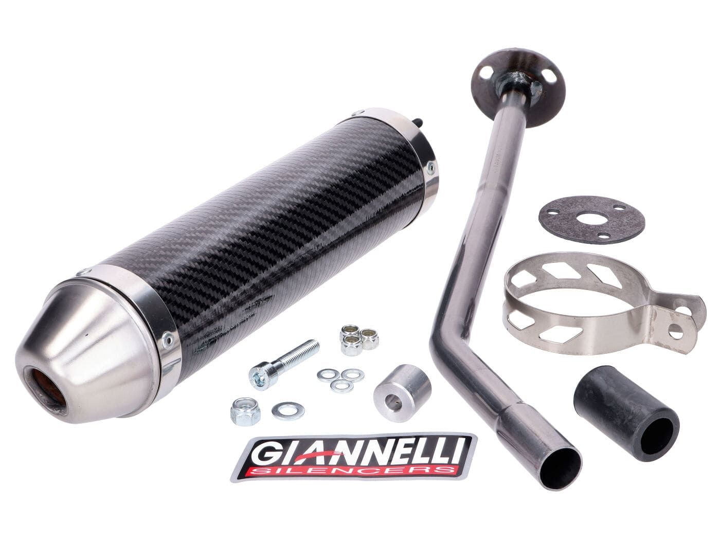GIA34646HF Silenziatore Giannelli Enduro Carbone CE Aprilia SX 50 2006 - 2010, COD: GIA34646HF