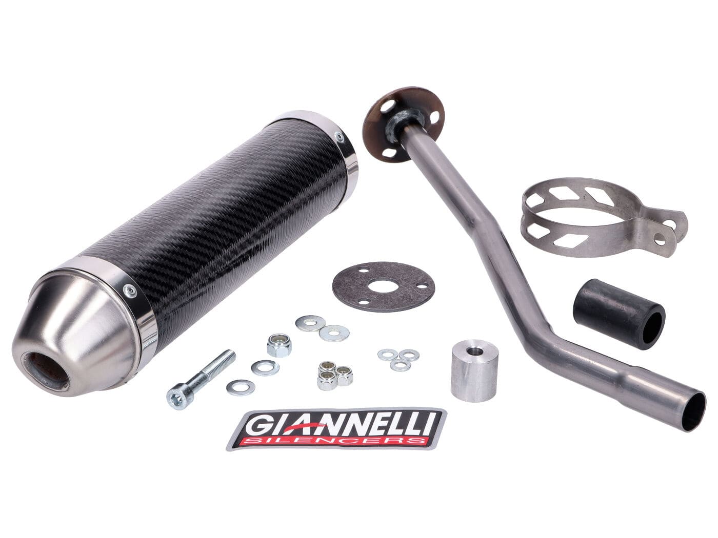 GIA34631HF Silencer Giannelli Enduro Carbon CE Derbi Senda