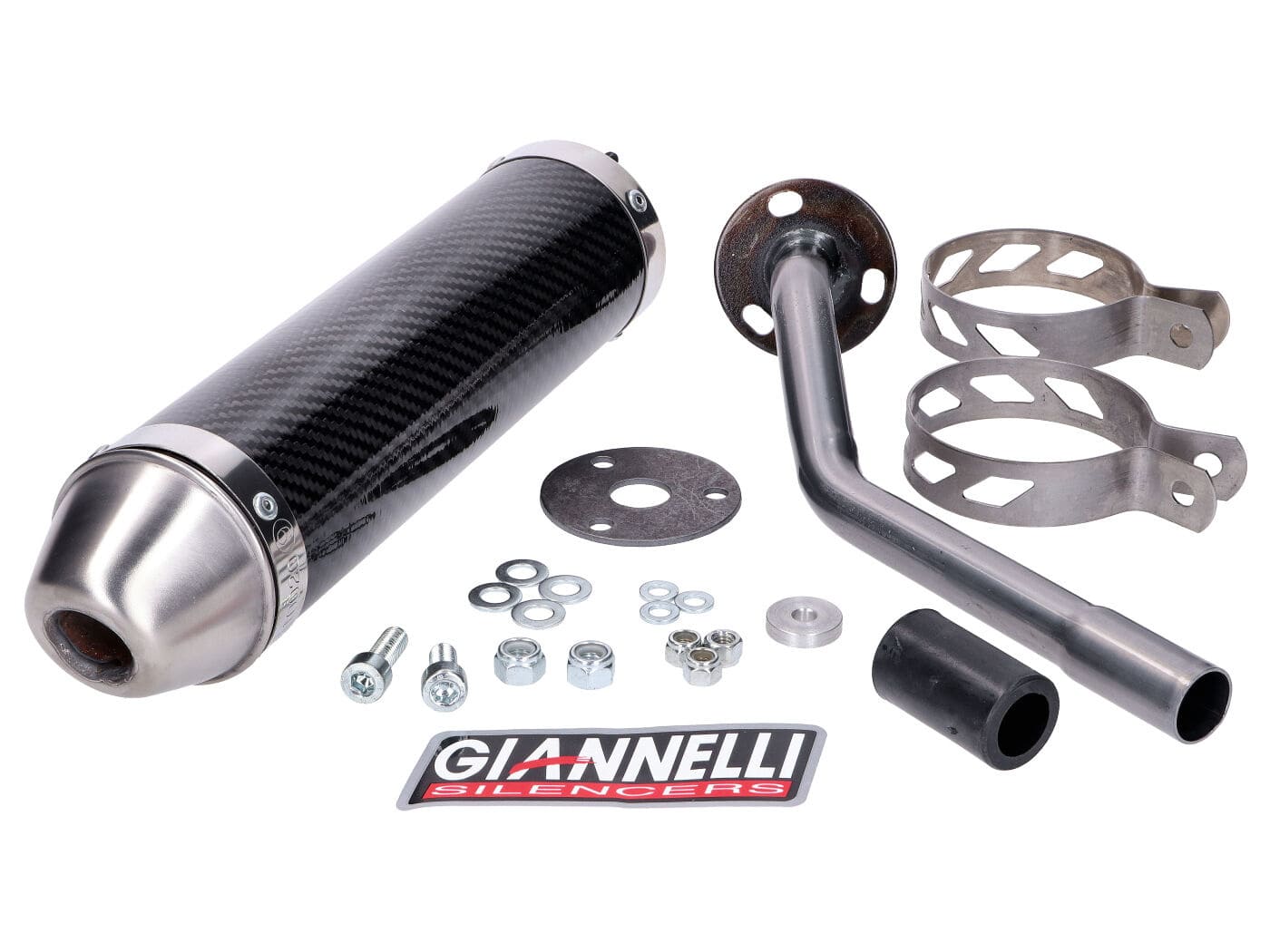 GIA34700HF Silenziatore Giannelli Enduro Carbone Fantic Motor Casa 2013 - 2016
