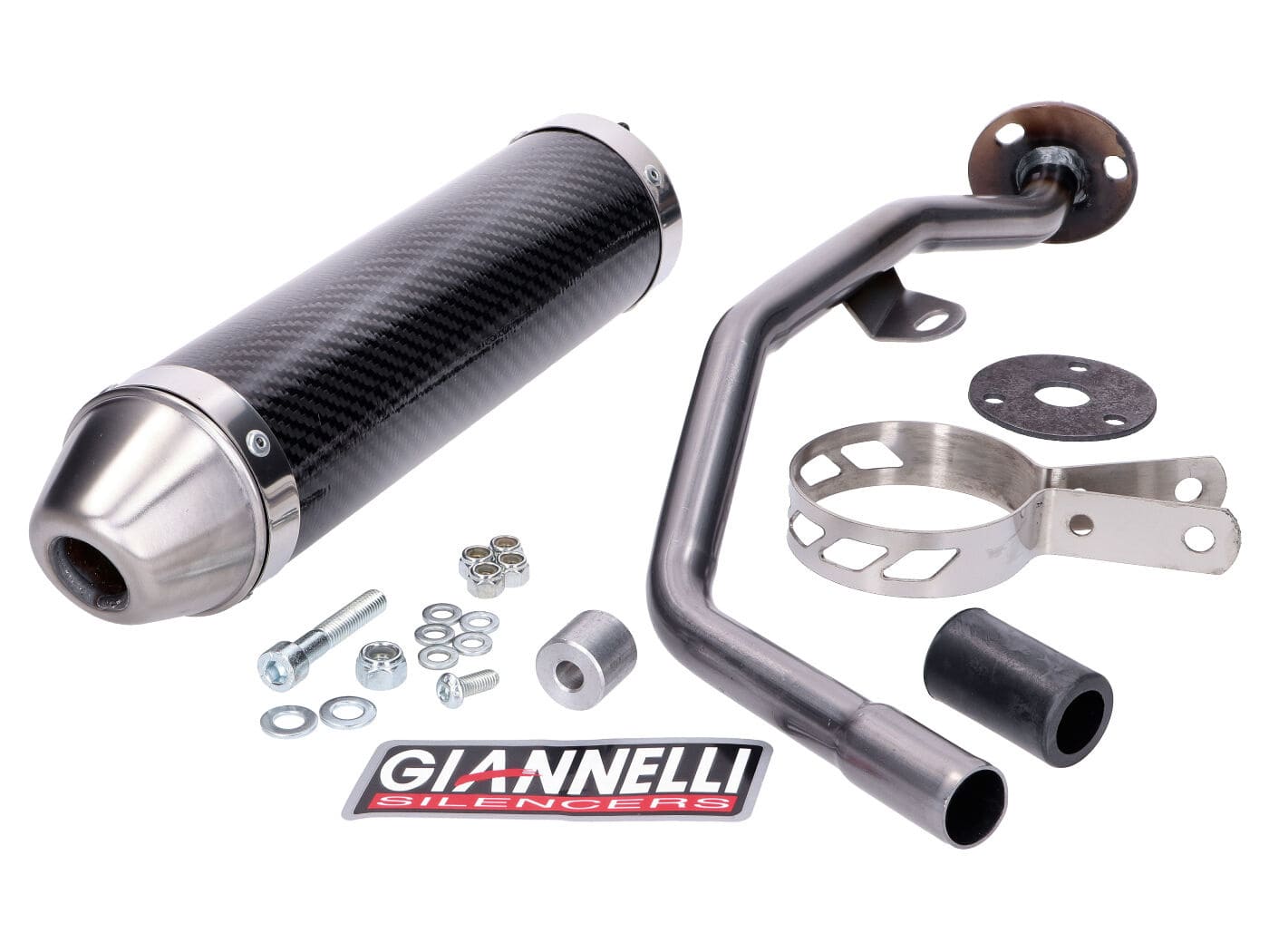 GIA34680HF Silenziatore Giannelli Enduro Carbone CE Peugeot XPS 2006 - 2007, COD: GIA34680HF