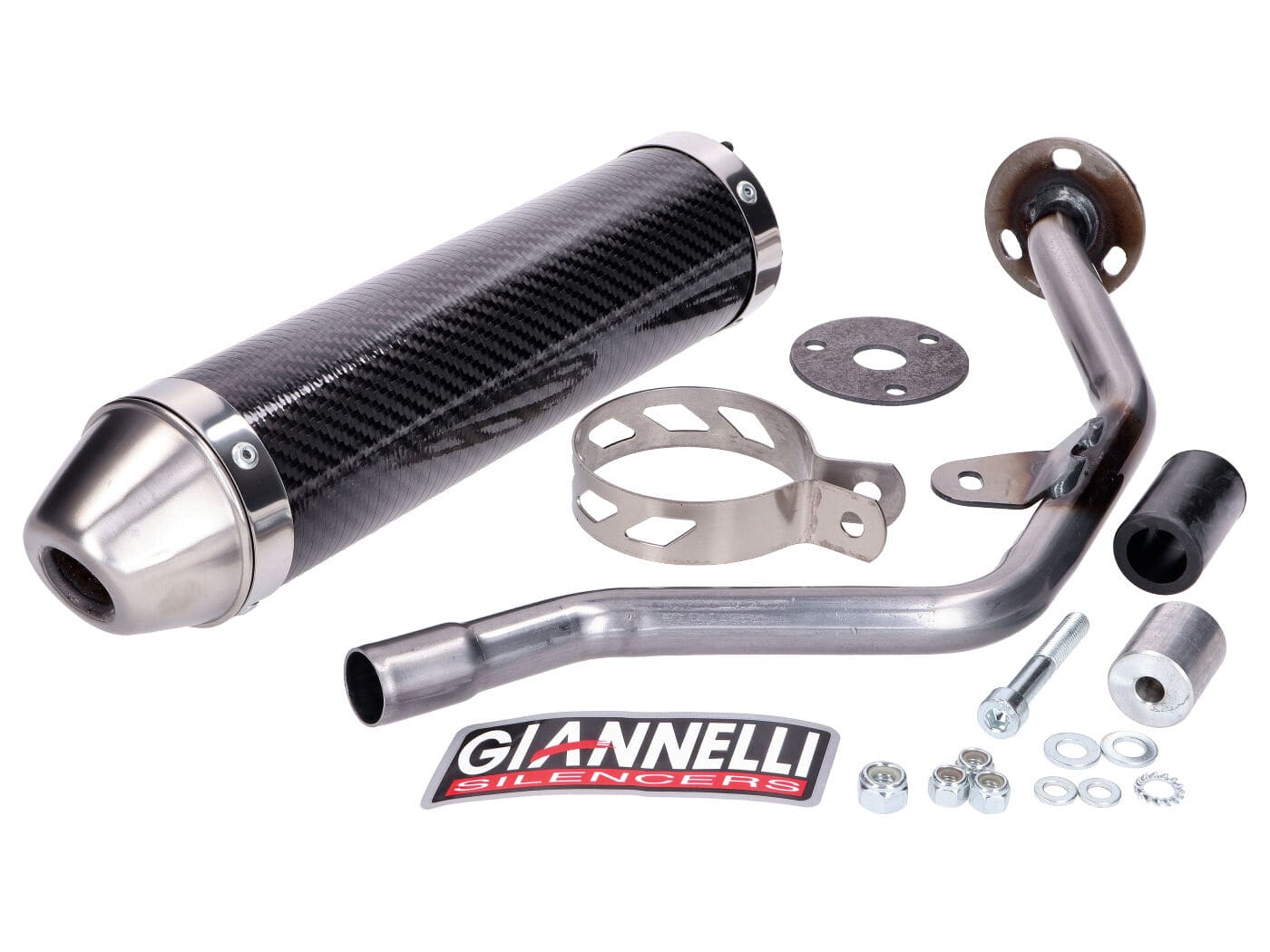 GIA34636HF Silenziatore Giannelli Enduro Carbone CE Yamaha DT 50 R 2004 - 2007