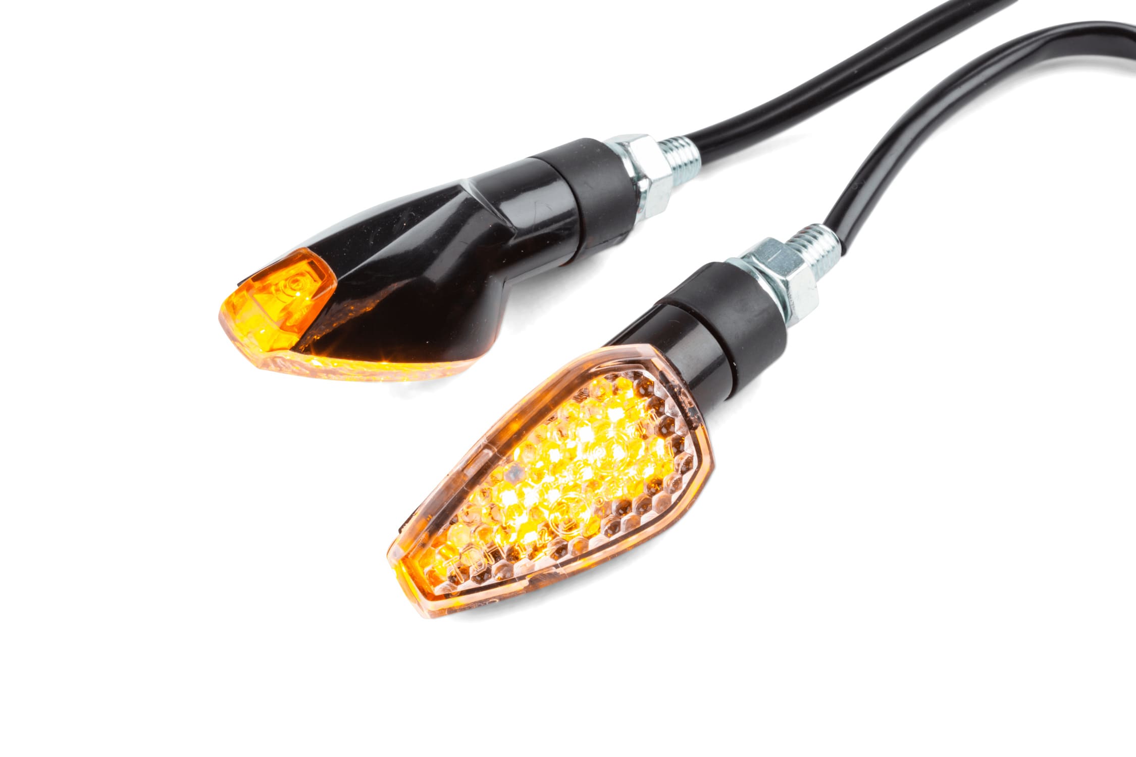 STR-675.37/BK Frecce LED nero / trasparente omologato CE, COD: STR-675.37/BK