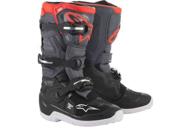 ALP34110486 Stivali Alpinestars Tech 7S nero / grigio / rosso 42 - Billaricambi SRLS