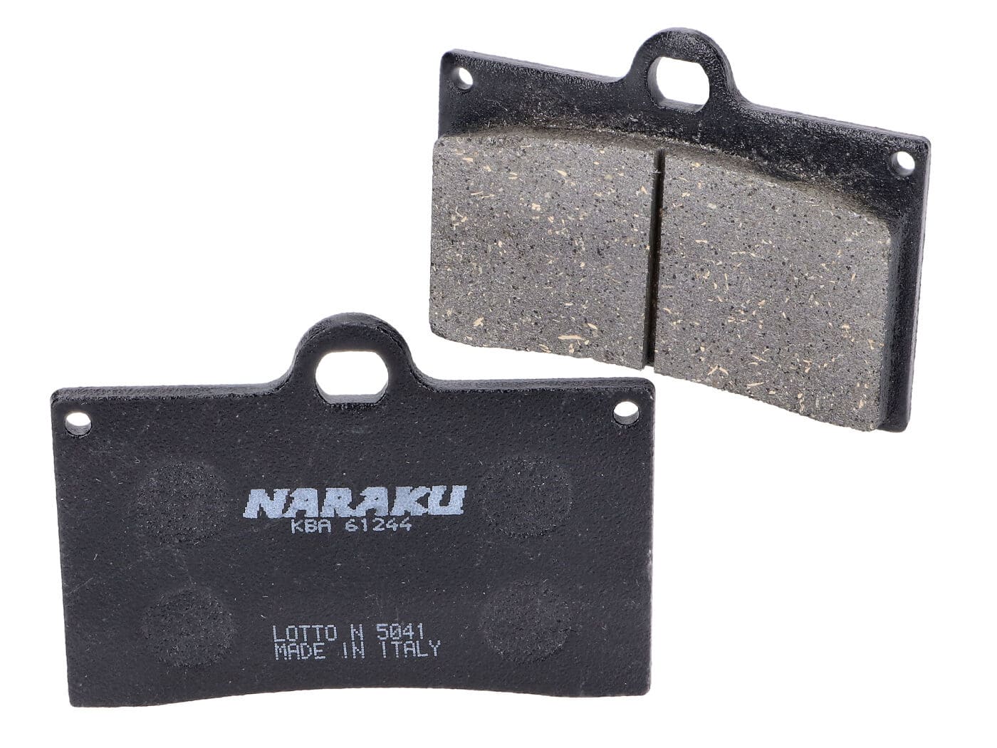 NK430.63 Pastiglie freno Naraku organico Aprilia RS 50 14-16 / RS4 125 / Cagiva Mito 125 / Derbi GPR 50 2T Euro2 / 125 4T Euro3, COD: NK430.63