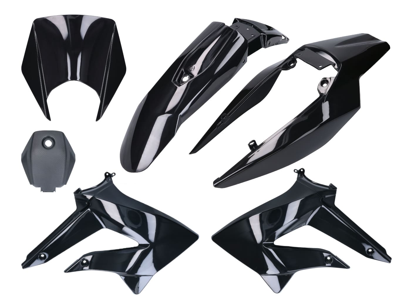 CGN494748 6-piece black fairing kit Derbi DRD X-treme DRD 2011 - 2017