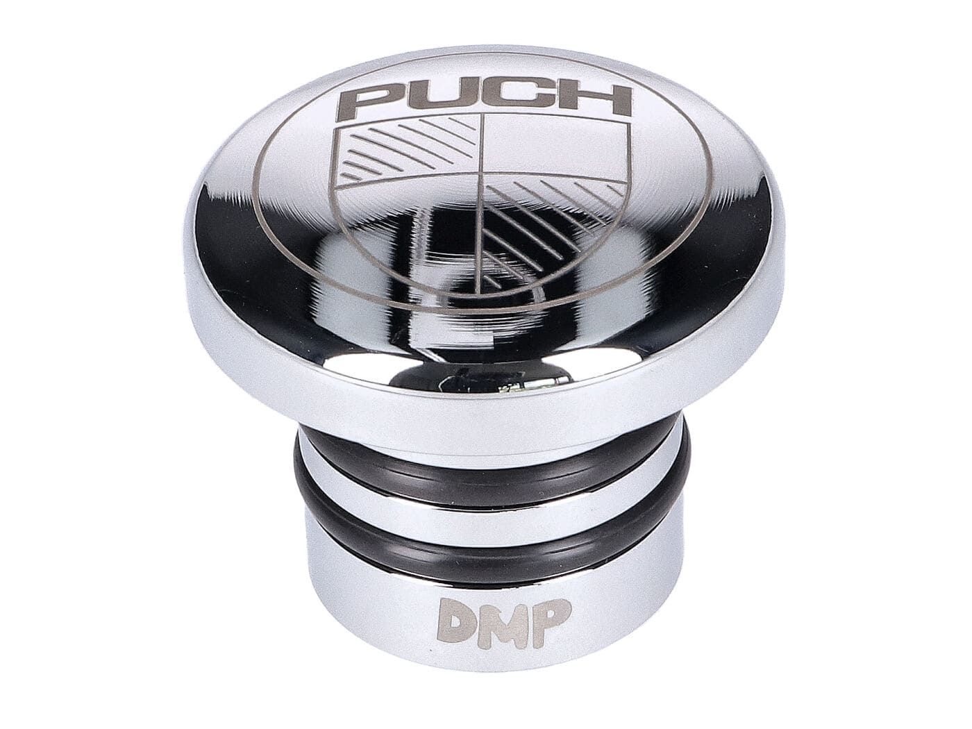 MOF-44221 Tappo serbatoio inox lucidato con logo Puch Puch Maxi S / N, COD: MOF-44221