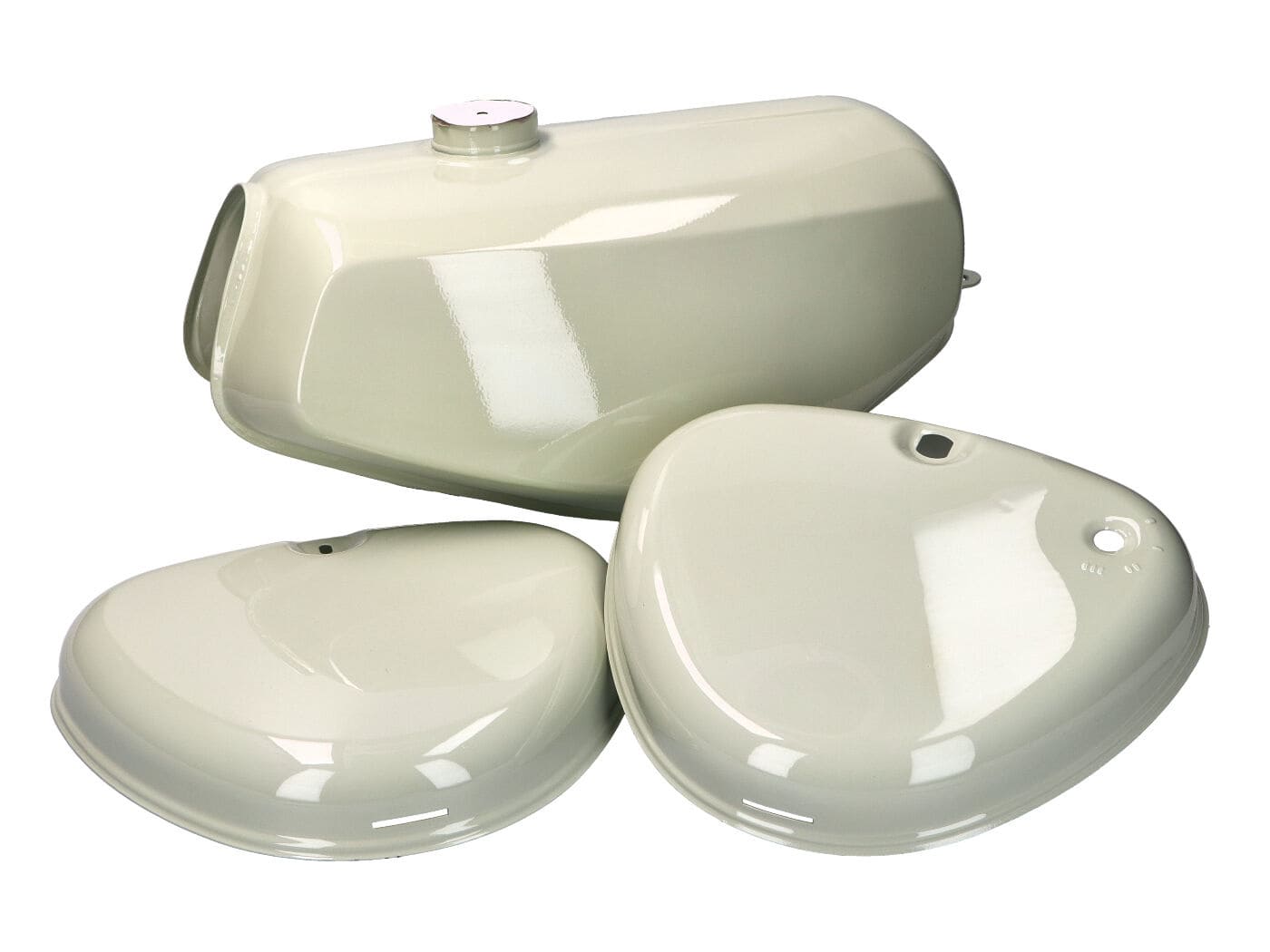 MOF-KIT.C.40551-9010 Set serbatoio e carene laterale bianco atlas Simson S50 / S51 / S70, COD: MOF-KIT.C.40551-9010