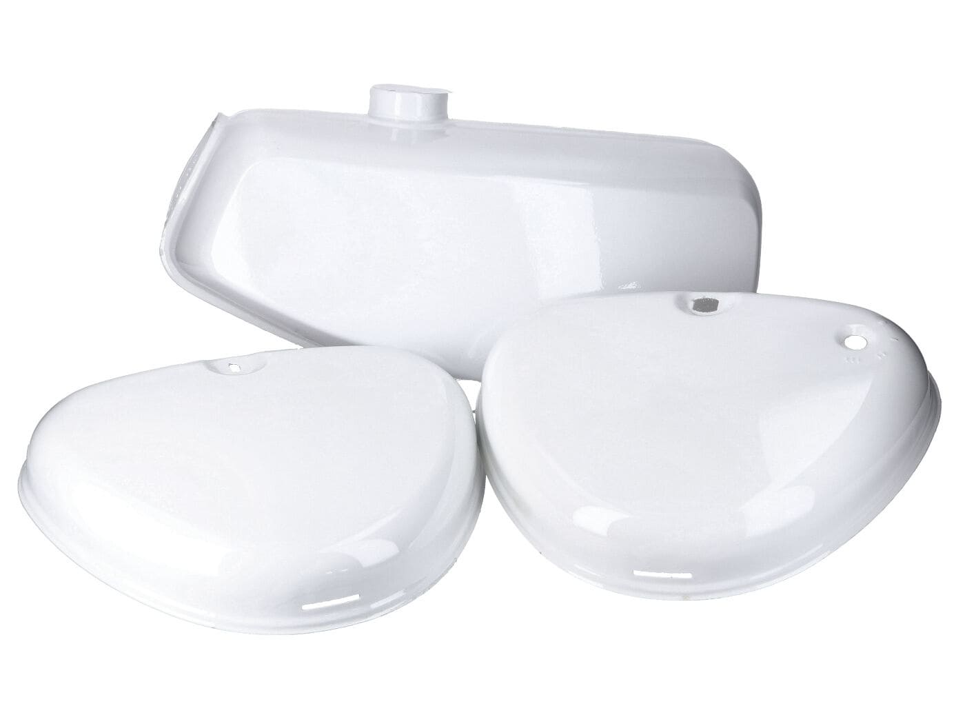 MOF-49096 Set serbatoio e carene laterale bianco Simson S50 / S51 / S70, COD: MOF-49096