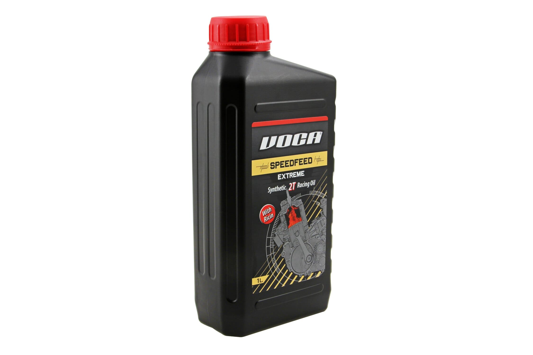 VCR-R10SPF-1 Olio 2 tempi Racing Voca SPF Extreme 100% sintetico con ricino 1L, COD: VCR-R10SPF-1