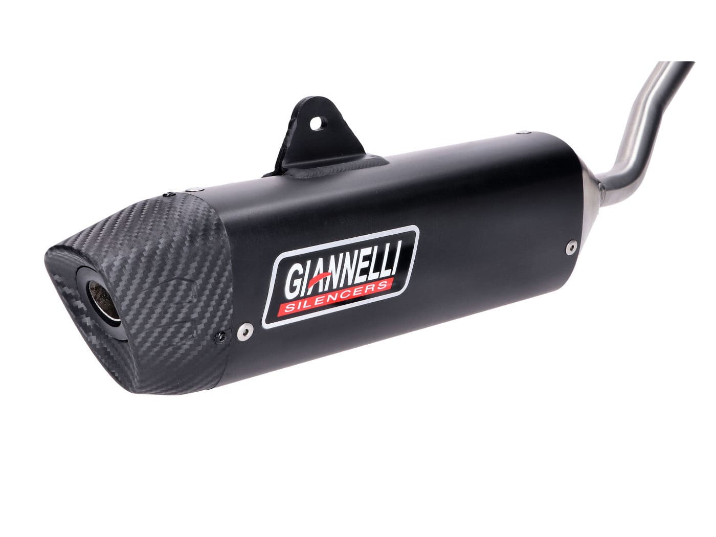 GIA34715HS Silenziatore Giannelli Enduro Sonic Alu Black CE Vent Derapage Euro 5, COD: GIA34715HS