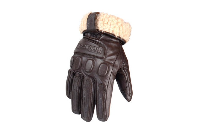 CGN505126 Guanti moto invernali Trendy GT820 Nalau marrone S - Billaricambi SRLS