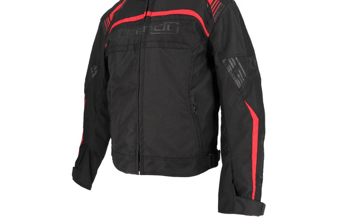 CGN512157 Giacca moto Trendy Hiems nero/rosso S