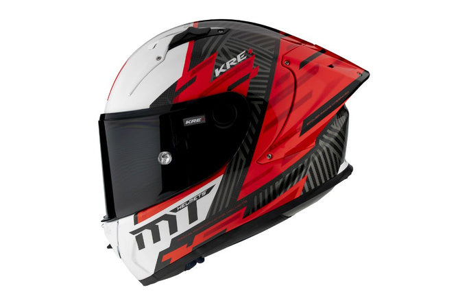 MT-199338 Casco integrale MT Helmets KRE+ Carbon Brush A5 rosso XS