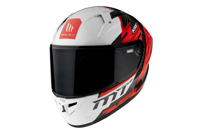 MT-199342 Casco integrale MT Helmets KRE+ Carbon Brush A5 rosso XL - Billaricambi SRLS