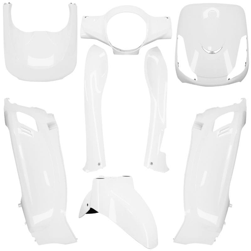 SP-185542 Kit carena 8 pezzi bianco Sym Fiddle 1, COD: SP-185542