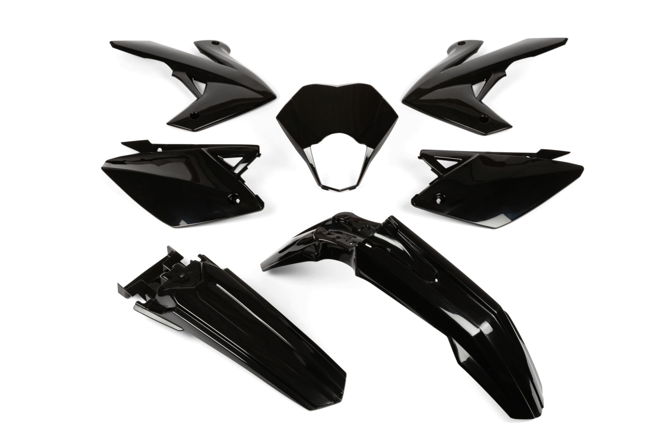 STR-982.00/BK Kit carena 7 pezzi nero Rieju MRT, COD: STR-982.00/BK