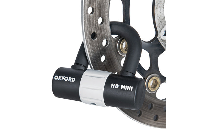 OX-1068388 Lucchetto disco freno Mini HD Oxford 14 mm nero