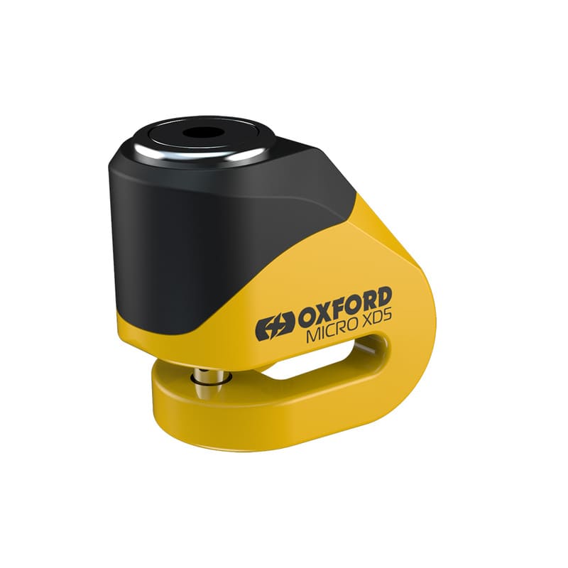 OX-1092849 Lucchetto disco freno XD5 Oxford 5mm giallo / nero, COD: OX-1092849