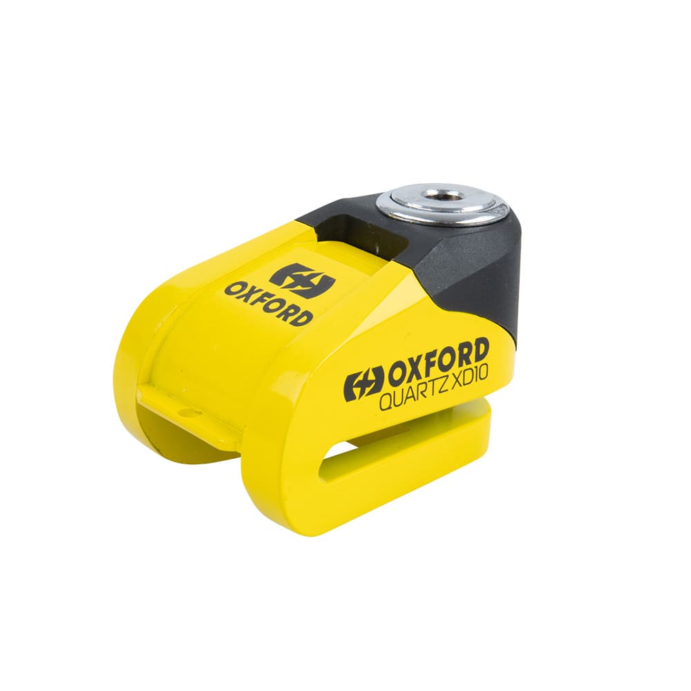 OX-1092851 Lucchetto disco freno Quartz XD10 Oxford 10 mm giallo / nero, COD: OX-1092851