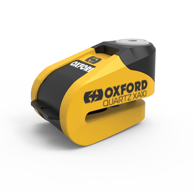 OX-1092852 Lucchetto disco freno con allarme XA10 Oxford 10 mm giallo / nero, COD: OX-1092852