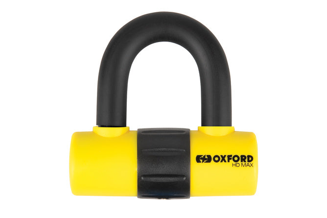 OX-1096406002 Lucchetto U disco freno HD MAX Oxford 14 mm giallo