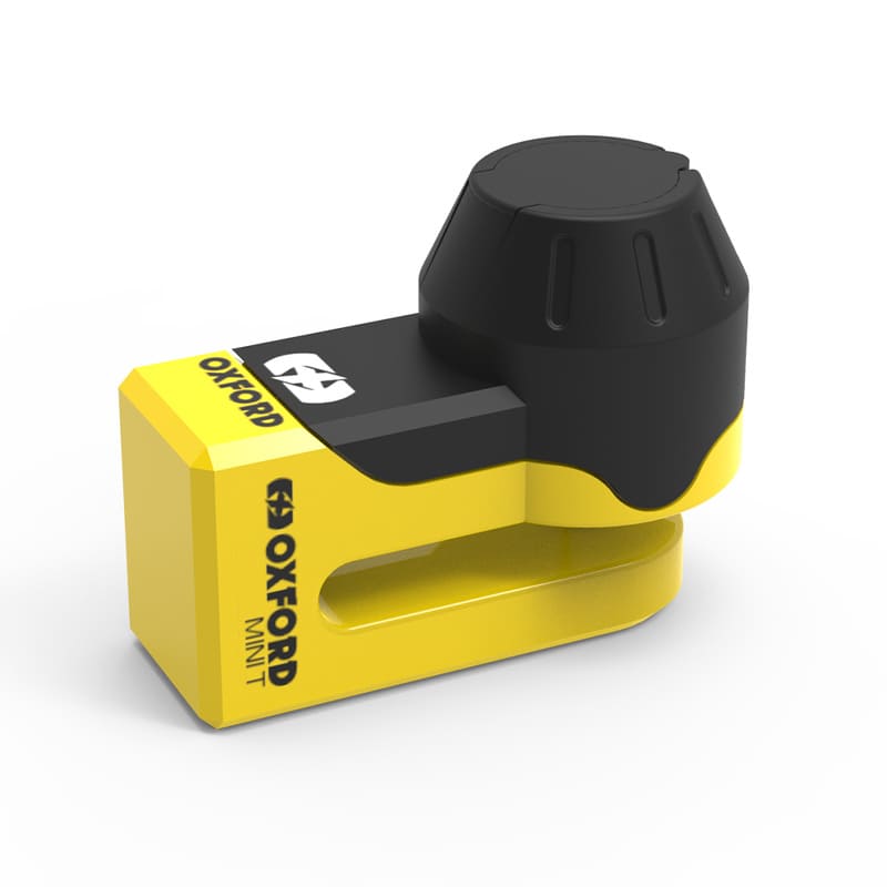 OX-1105997 Lucchetto disco freno Oxford Mini T giallo