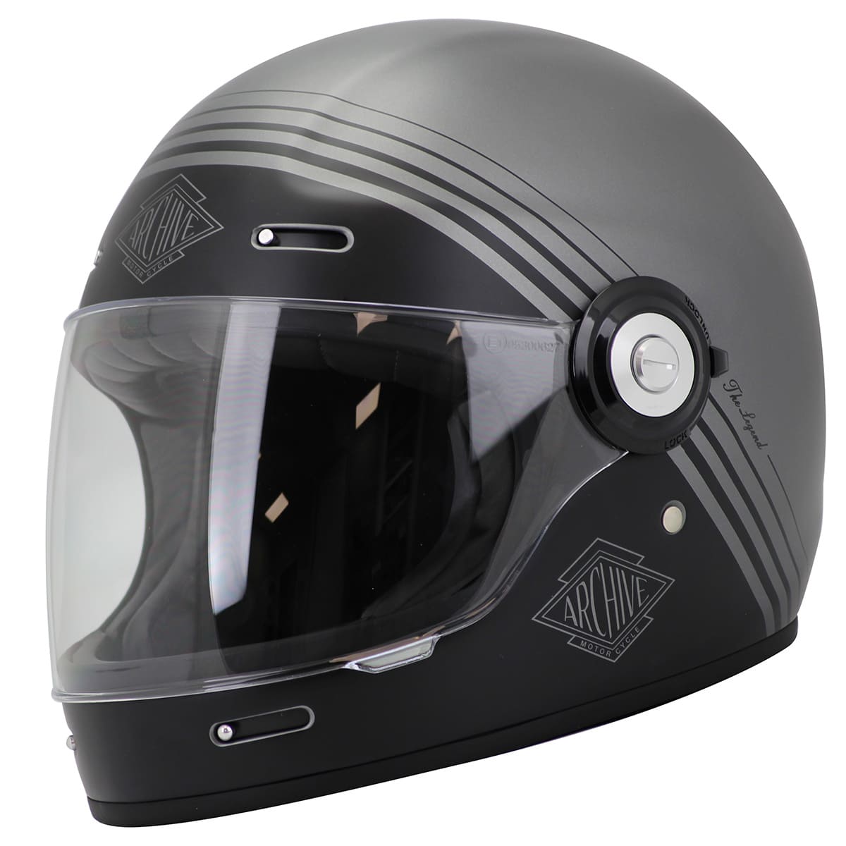 ARCH441988F Casco integrale Archive Vintage The Legend grigio XXL, COD: ARCH441988F