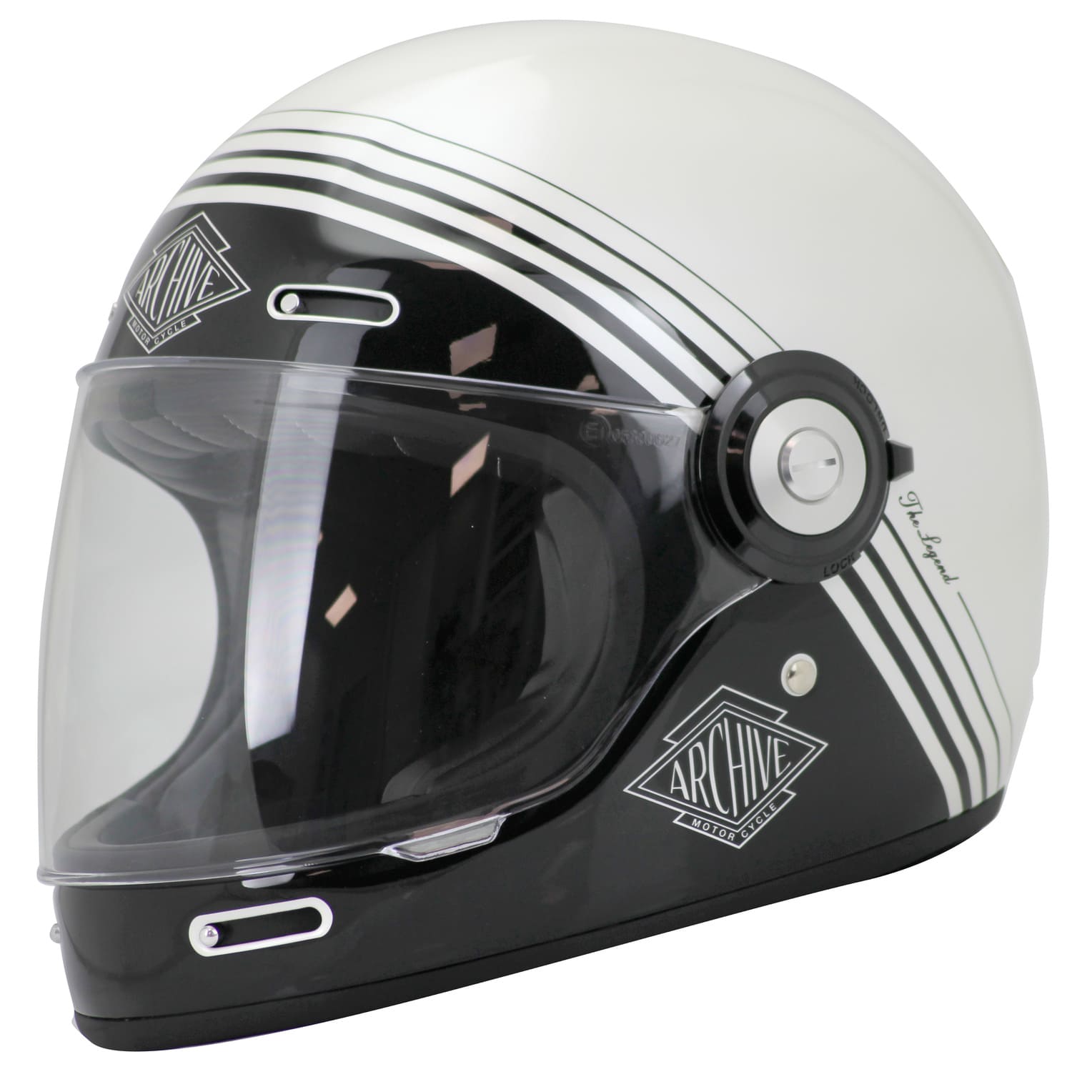 ARCH441989F Casco integrale Archive Vintage The Legend bianco XXL, COD: ARCH441989F
