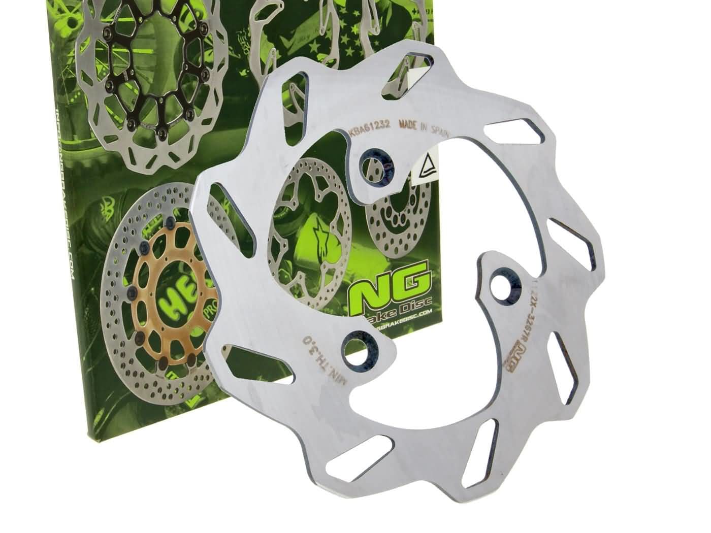 NG1122X Disco freno anteriore 180 mm NG Brake Disc Wavy Peugeot Speedfight 1 / 2, COD: NG1122X
