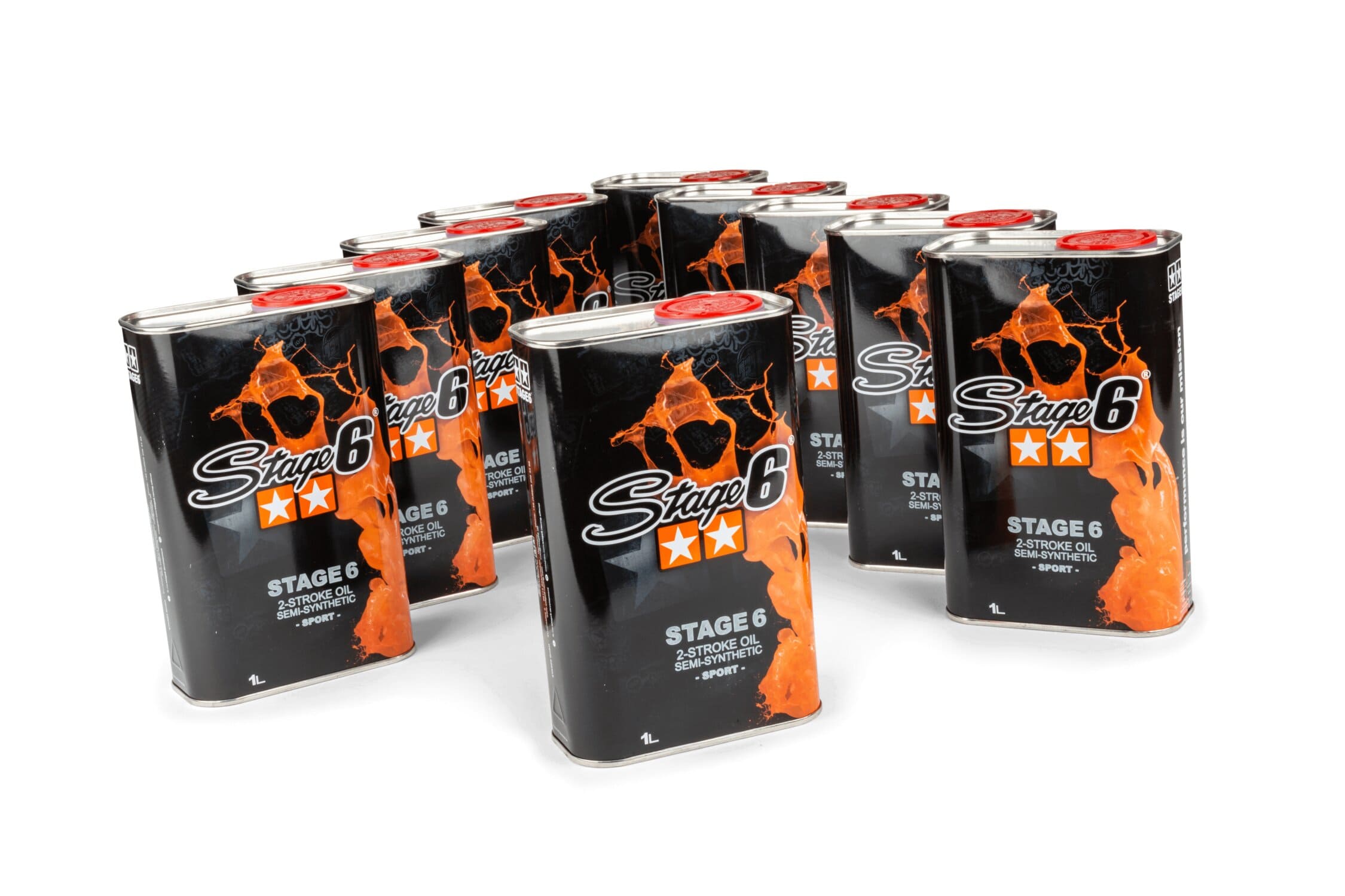 S6-0203/BOX 2-Takt Öl Stage6 Sport MK3 teilsynthetisch 1000ml (x10), COD: S6-0203/BOX
