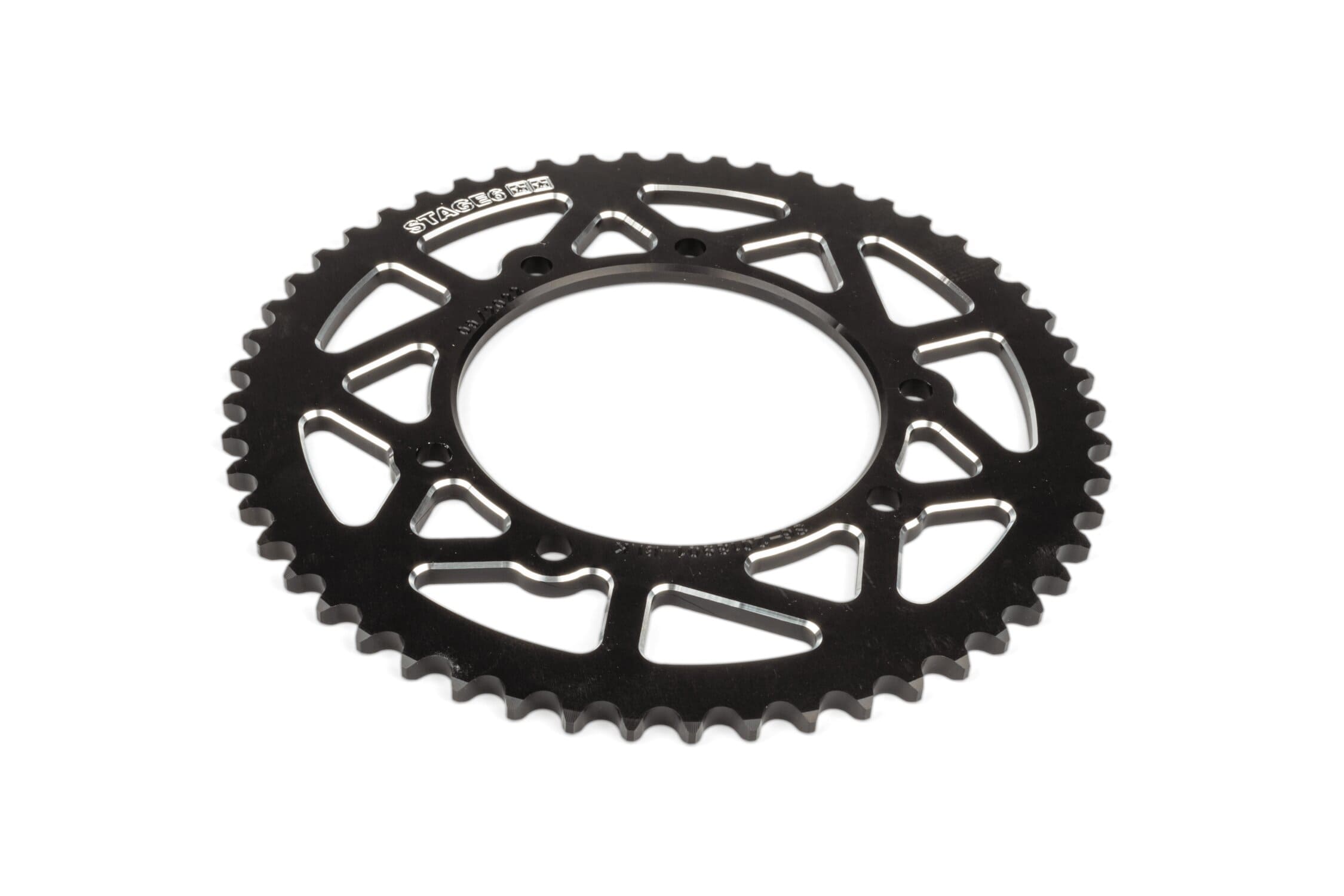 S6-2018901/BK Corona 53 denti - 420 Stage6 alluminio CNC nero Rieju MRT, COD: S6-2018901/BK