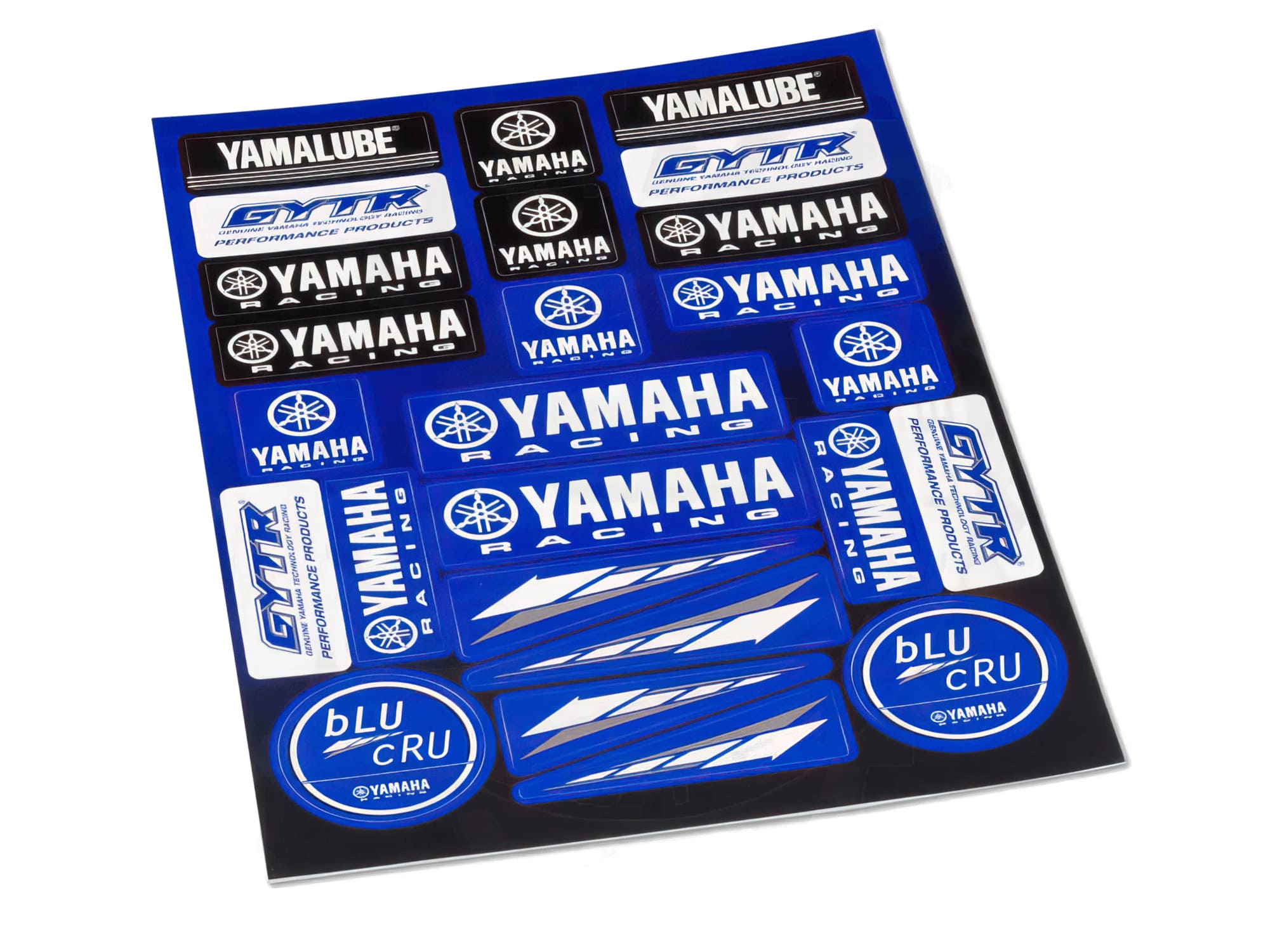 STICK-N19JS009E200 Foglio Adesivi Yamaha Racing blu, COD: STICK-N19JS009E200