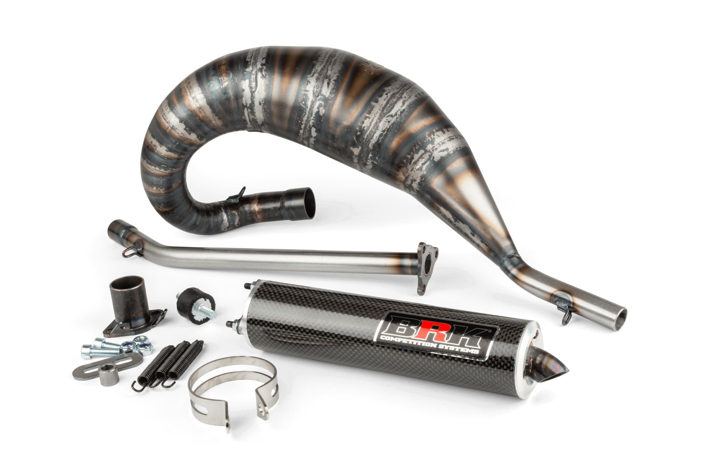 BAR-ESC-24 Marmitta Barikit BRK Cross Derbi Senda DRD 80/90cc, COD: BAR-ESC-24